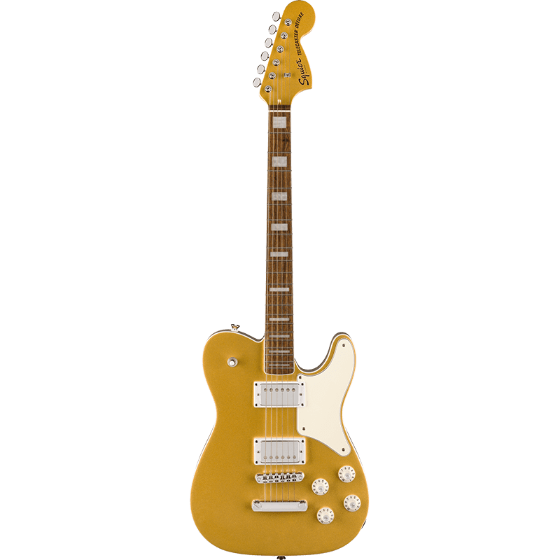最新の激安 Deluxe Telecaster Troublemaker Paranormal LE Squier Fender - promusica.ie  - Gold Aztec ギター