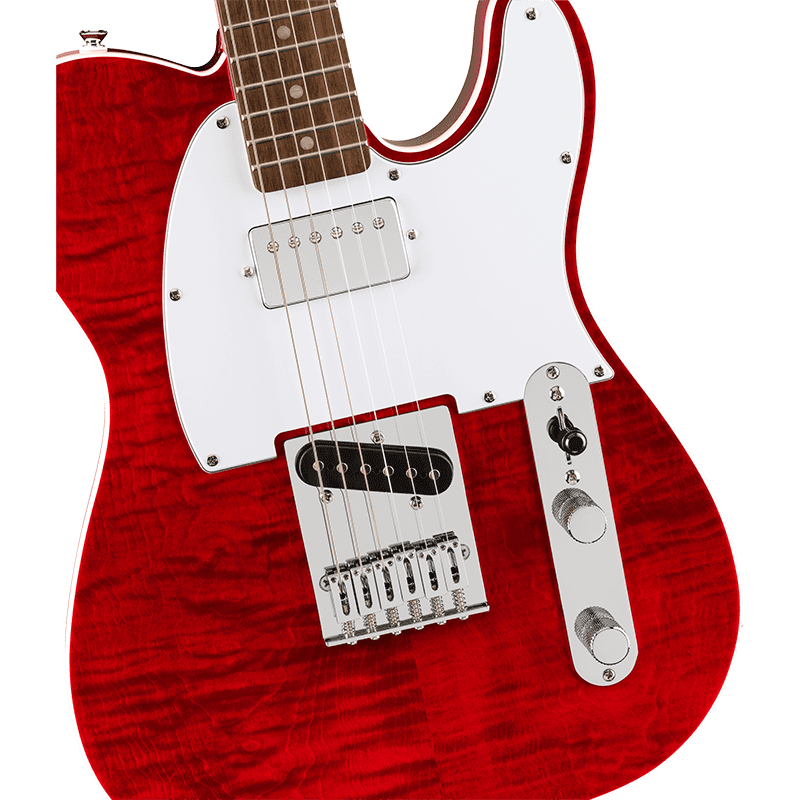 Fender Squier Affinity Telecaster FMT - SH - Crimson Red Transparent - Image 3