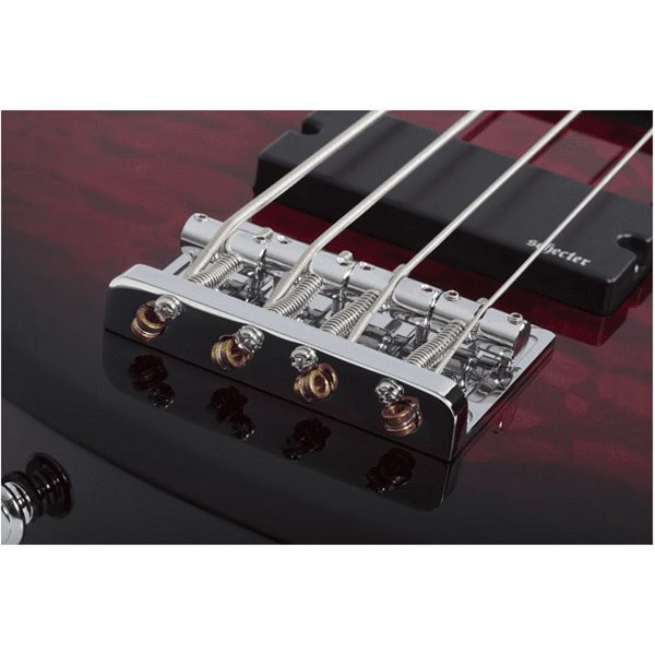 Schecter C-4 Plus - See Through Cherry Burst - Image 2