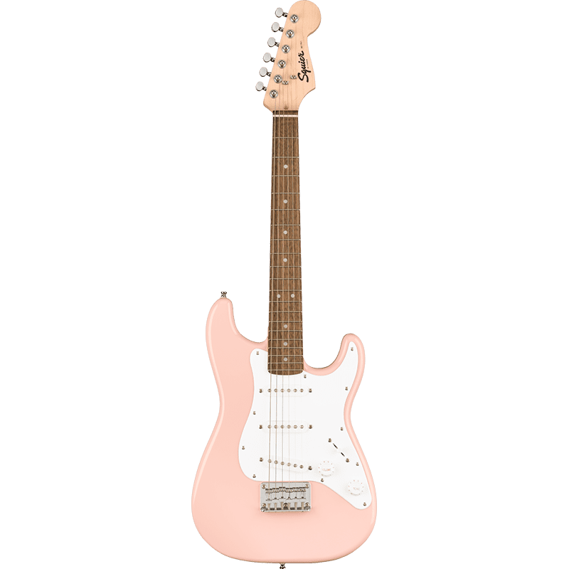 Fender Squier FSR Mini Stratocaster/ BOSS KATANA Pack - Shell Pink  