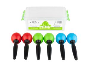 Meinl Nino SET575 - Molded ABS Maracas - Set of 6