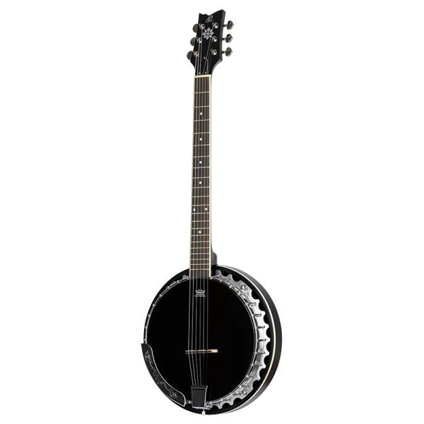Ortega OBJ-350/6 Satin Black - 6 String Banjo - Image 9