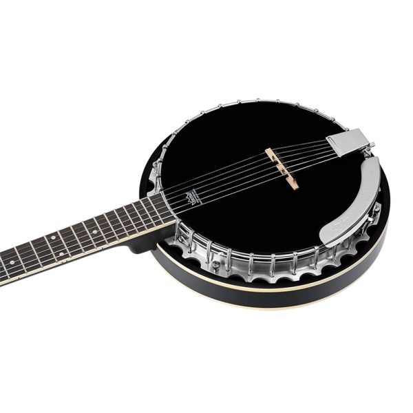 Ortega OBJ-350/6 Satin Black - 6 String Banjo - Image 4