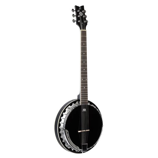 Ortega OBJ-350/6 Satin Black - 6 String Banjo