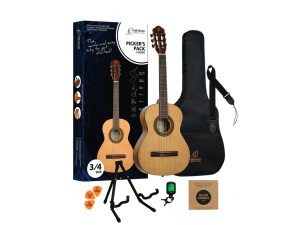 Ortega RPPC34 3/4 Size Classical Guitar Pack