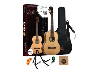 Ortega RPPC44 4/4 Size Classical Guitar Pack