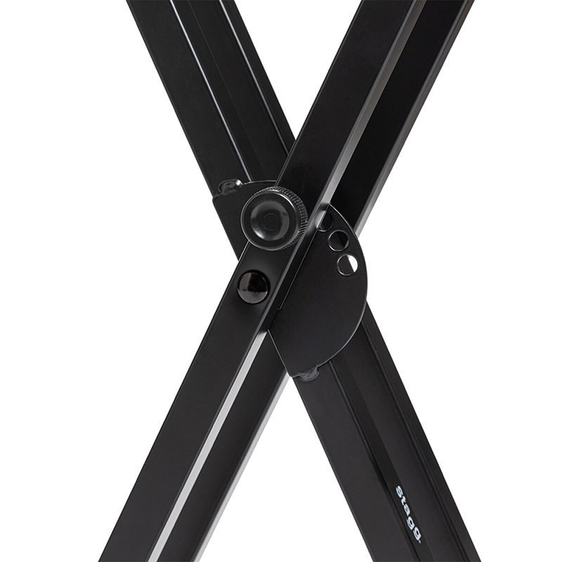 Stagg KXSQ5 - Double Braced Keyboard Stand - Image 4