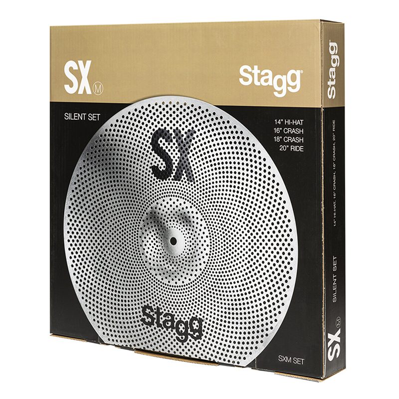 Stagg SXM Silent Cymbal Set - Image 9