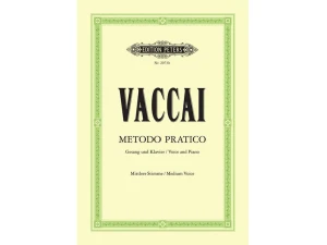 Vaccai - Metodo Practico - Medium Voice And Piano