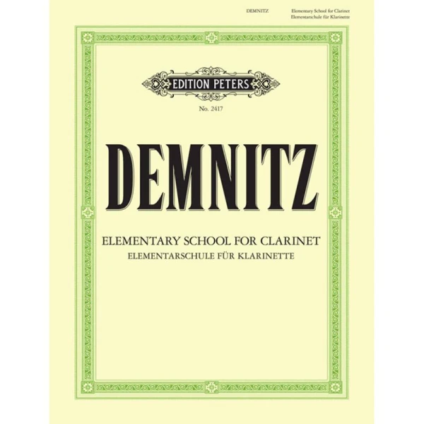 Demnitz - Elementary School For Clarinet