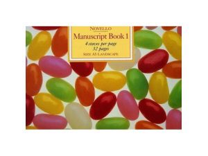 Novello Manuscript Book A5 - Landscape - 4 Stave