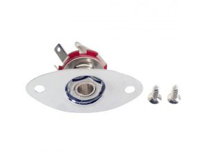 Stagg T-Style Jack Socket + Plate - Chrome