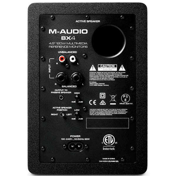 M-Audio BX4 Studio Monitors - Image 3