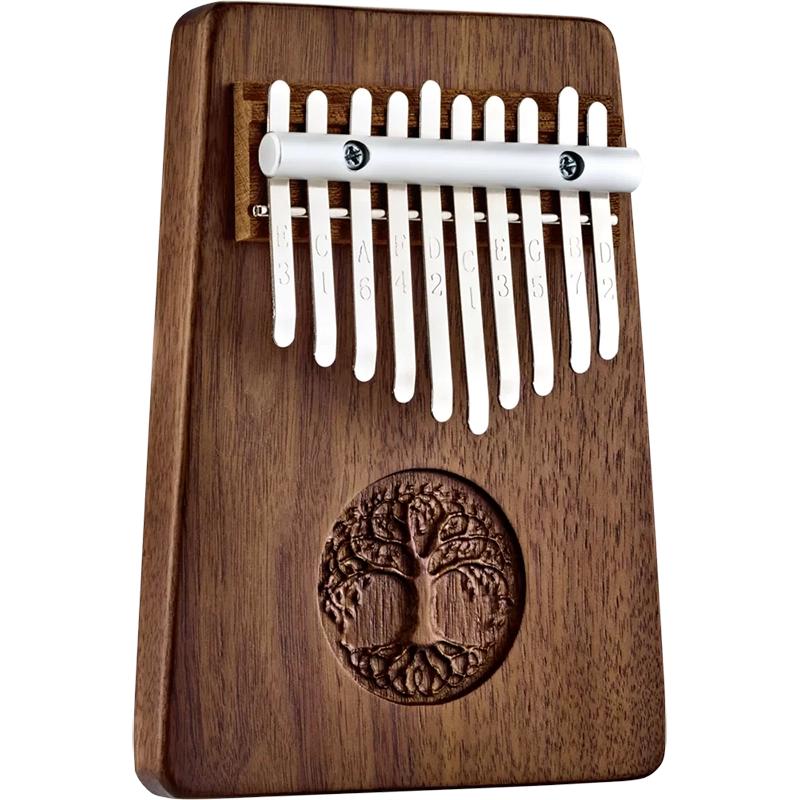 Meinl KL1001TOL Sonic Energy Tree Of Life Kalimba - 10 Notes - Black Walnut - Image 4