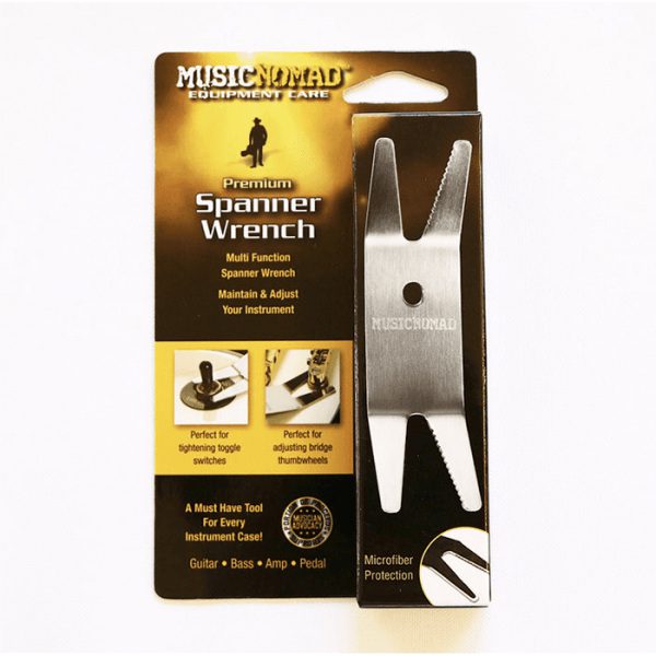 Music Nomad MN224 - Spanner Wrench with Microfiber Suede Backing