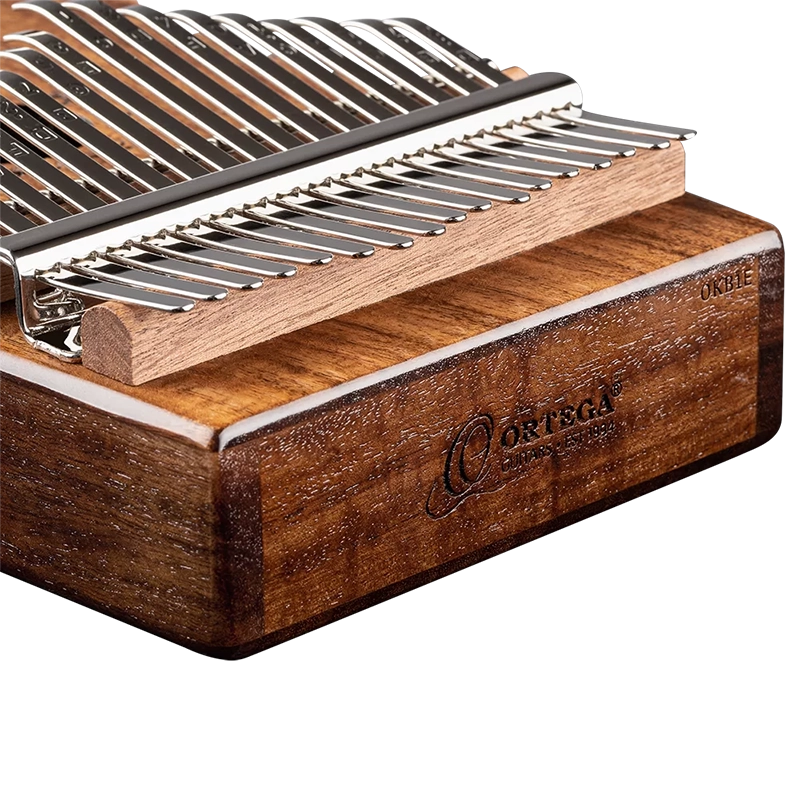 Ortega OKB1E Kalimba w/Pickup - 17 Notes - Acacia - Image 5
