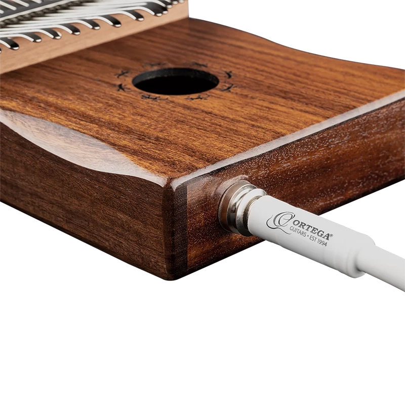 Ortega OKB1E Kalimba w/Pickup - 17 Notes - Acacia - Image 4