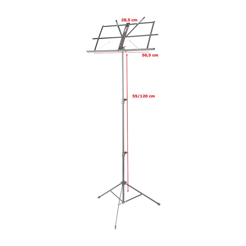 Stagg MUS-A25 BK - Folding Music Stand - Image 3
