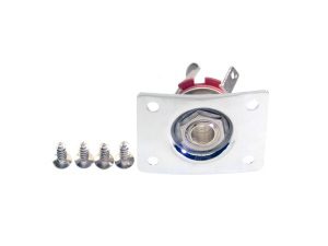 Stagg LP Jack Socket + Plate - Chrome