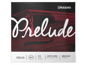 D'addario Prelude Cello String Set - 3/4 - Medium Tension