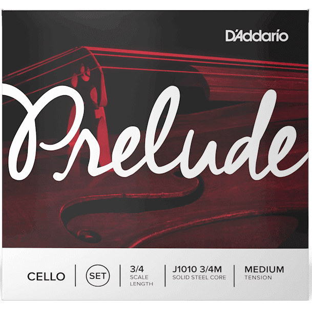 D'addario Prelude Cello String Set - 3/4 - Medium Tension