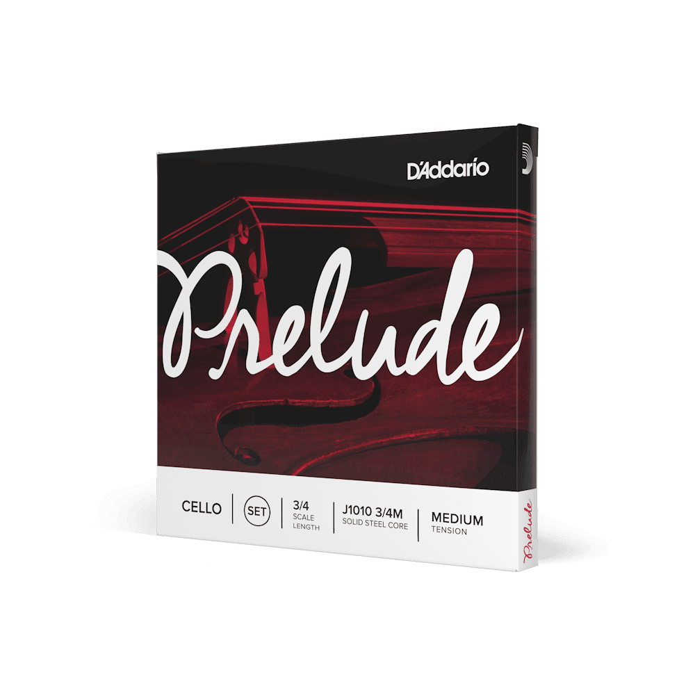 D'addario Prelude Cello String Set - 3/4 - Medium Tension - Image 4