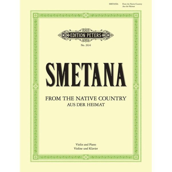 Smetana - Aus Der Heimat - Violin + Piano