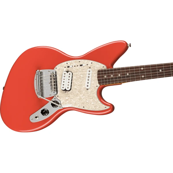 Fender Kurt Cobain Jag-Stang - RW - Fiesta Red - Image 3