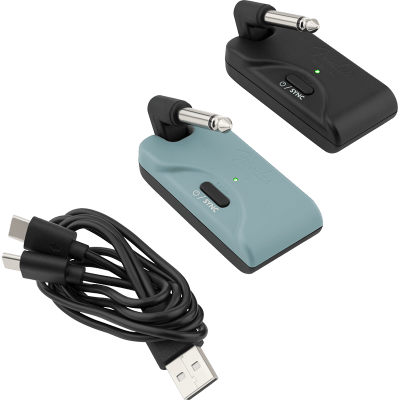 Fender Telepath Wireless System - Mystic Ice Blue And Black - Image 9