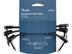 Fender Blockchain 4" Patch Cables - 3-Pack