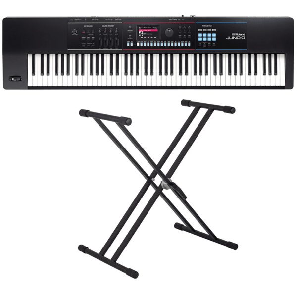 Roland JUNO-D8 - w/Double Braced Keyboard Stand