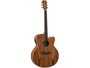 Tanglewood Reunion TRU7CEAZ - Super Jumbo - Zebrano