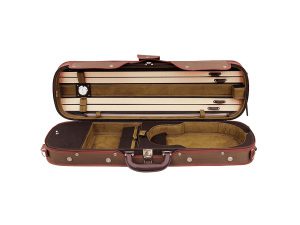Hidersine Deluxe Wooden Arched Top Violin Case w/Hygrometer