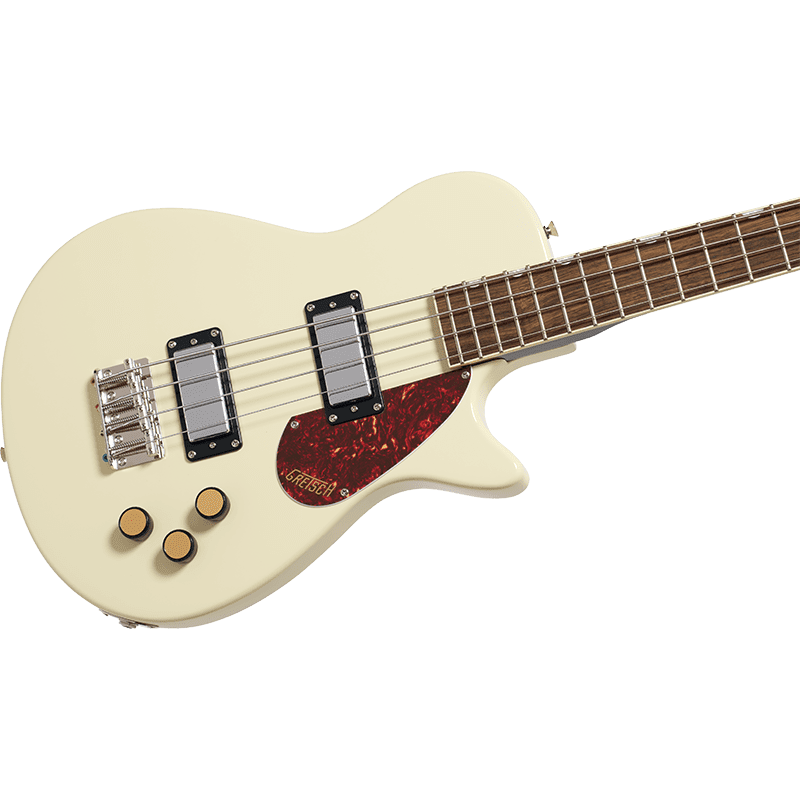 Gretsch Streamliner Jet Club Bass - SC - LRL - Vintage White - Image 6