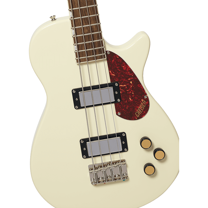 Gretsch Streamliner Jet Club Bass - SC - LRL - Vintage White - Image 5