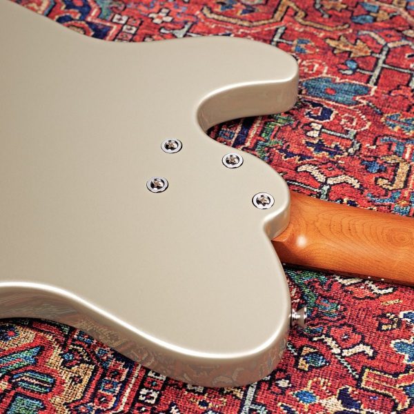 Shergold SBT14 - Telstar Standard Bass Guitar - Gold Gloss - Image 8
