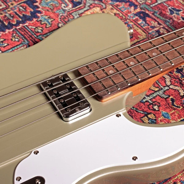 Shergold SBT14 - Telstar Standard Bass Guitar - Gold Gloss - Image 6