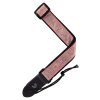 D'addario Jacquard Ukulele Starp - Paisley Pink/Green
