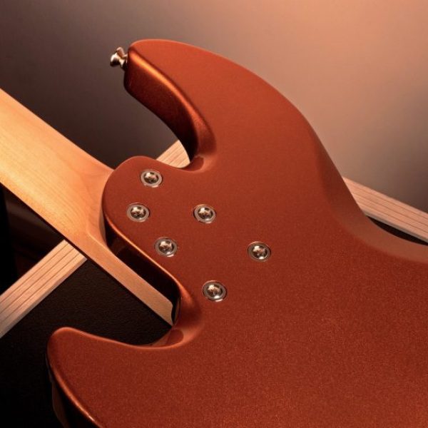 Shergold SBL15 - Libertine Standard Bass Guitar - Gold Gloss - Image 5