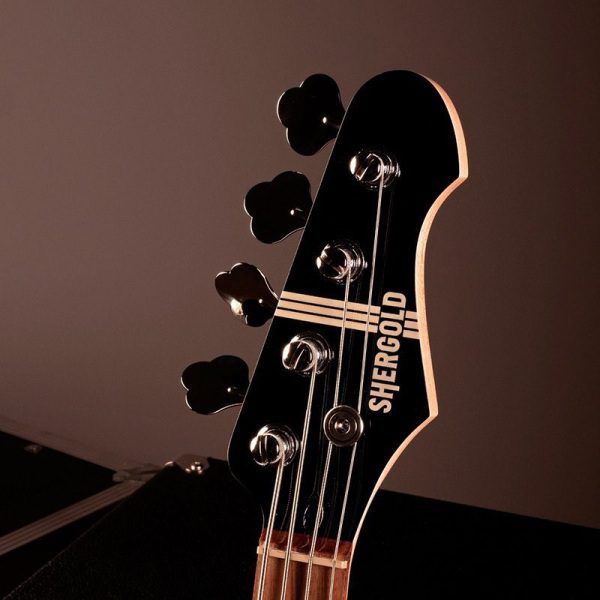 Shergold SBL15 - Libertine Standard Bass Guitar - Gold Gloss - Image 2