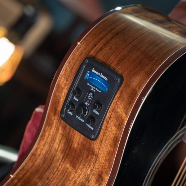 Washburn Vite S9V - Bella Tono - Electro Acoustic Guitar - Charcoal Burst - Image 12
