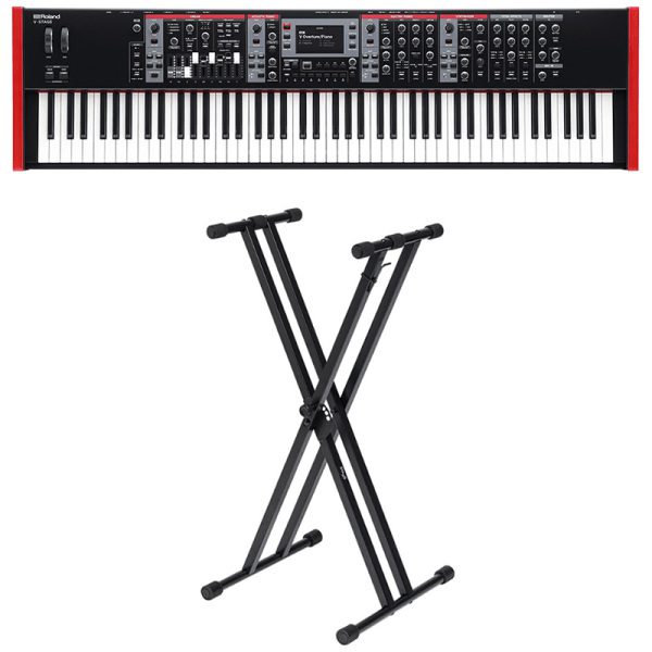 Roland V-STAGE 88 - Performance Keyboard w/Double Braced Keyboard Stand