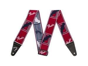 Fender Weighless 2-Inch Guitar Strap - Red/White/Blue