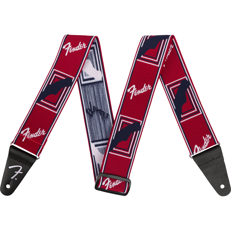 Fender Weighless 2-Inch Guitar Strap - Red/White/Blue