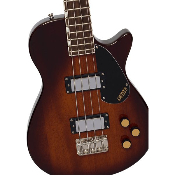 Gretsch Streamliner Jet Club Bass - SC - LRL - Havana Burst - Image 7