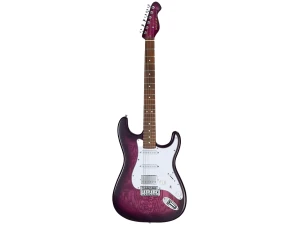 MOOER MCS20 Pro Electric Guitar - HSS - Prune Purple