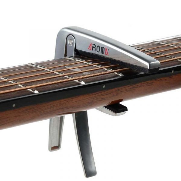 Aroma AC02 Classical Guitar Capo - Silver - Image 3