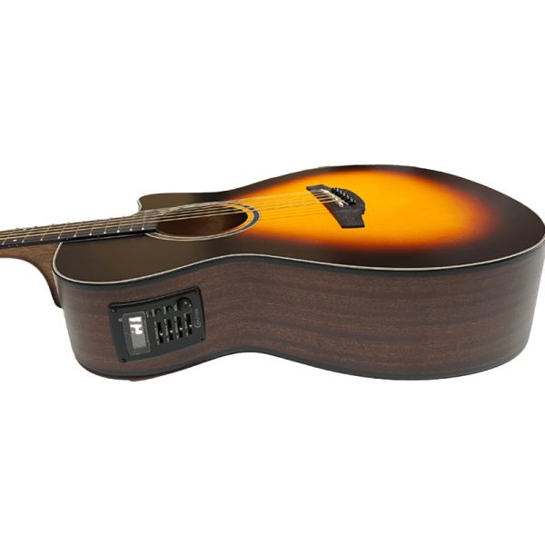 Crafter HT-200CEFS - Electro Acoustic - Vintage Sunburst - Image 3