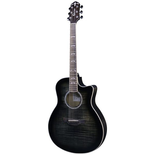 Crafter Noble - Electro-Acoustic - Transparent Black Sunburst