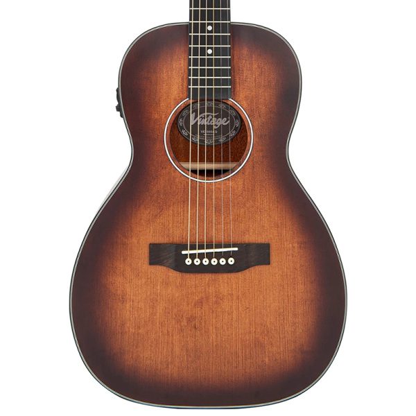 Vintage Stage Series - Parlour - Electro-Acoustic Guitar - Antiqued - Image 3
